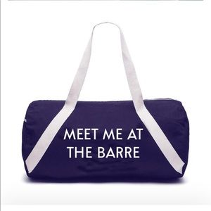 “MEET ME AT THE BARRE” Private Party Denim Bag